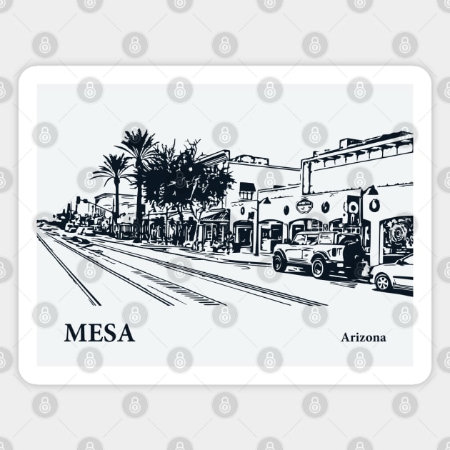 Mesa - Arizona Magnet by Lakeric